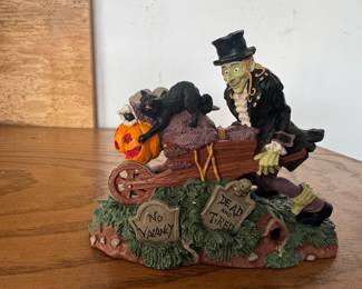 Department 56 "No One Rides For Free" Halloween Village Figurine