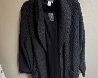 Isabella Bird Textured Open-Front Coat