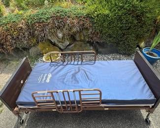 Drive Medical Full Electric Hospital Bed with Gravity 7 Mattress