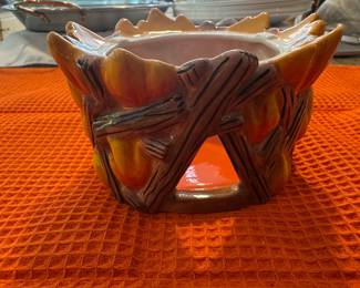 Vintage Ceramic Fondue Burner Base