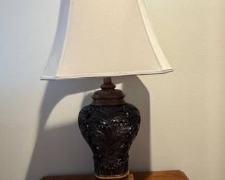 Barnes and Ivy Leafwork Traditional Table Lamp