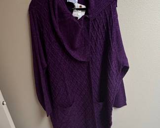 Anthony Richards Diamond Pattern Knit Cardigan