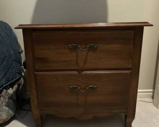 Ethan Allen Country French Collection Two-Drawer Nightstand