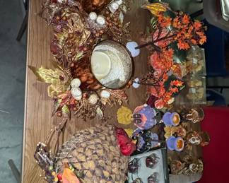 Assorted Autumn and Thanksgiving Seasonal Decor Collection