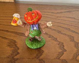 Fitz and Floyd Halloween Pumpkin Man Figurine