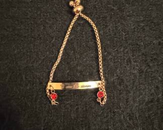 I Am The Storm Slider Bracelet