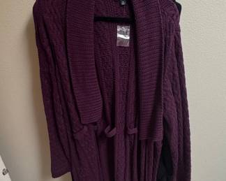Dialogue Women's Cable Knit Cardigan