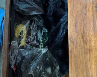 Assorted Costume and Apparel Accessories Drawer Lot with Packaged Knit Dress