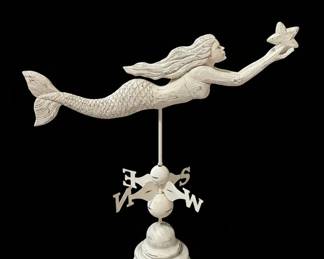 Decorative Mermaid Reaching for Star Weathervane - Midwest CBK