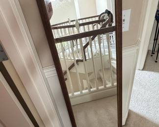 Rustic Farmhouse Full Length Wood Mirror