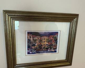 Mara Sanguineti Portofino Art Print