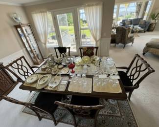 Collection of Assorted Fine Crystal and Porcelain Tableware