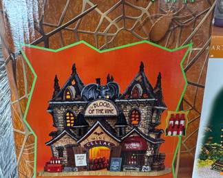 Lemax Spooky Town Blood of the Vine Wine Cellar