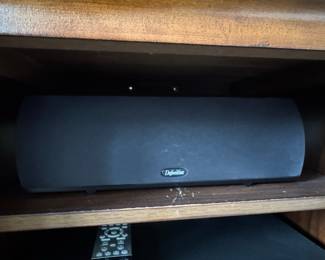 Yamaha RX-V385 AV Receiver and Definitive Technology Center Channel Speaker