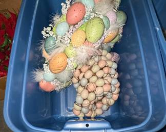 Decorative Easter Egg Floral Sprays and Garlands