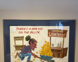 Compunet Lemonade Cartoon Print