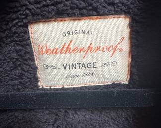 Weatherproof Vintage Men's Shawl Collar Sherpa-Lined Cardigan