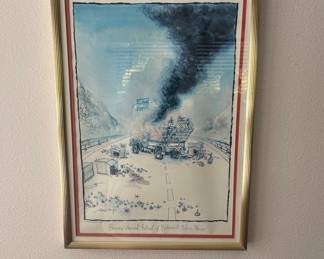 Ronald Searle 'France: Annual Festival of Welcome to Italian Wines' Print