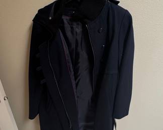 DKNY Women's Plus Size Wool-Blend Coat