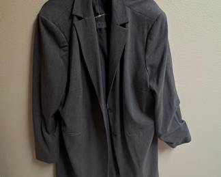 Bloomingdale's Women's Plus Size Gray Blazer