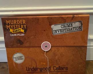 Murder Mystery Party Case Files: Underwood Cellars