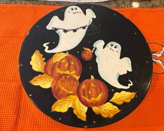 Halloween Themed Ceramic Cake Stand by Certified International