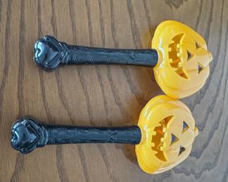 Vintage Halloween Pumpkin Light-Up Wands (Set of 2)