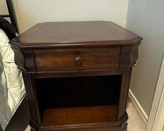 New Classic Furniture Sheridan Burnished Cherry Nightstand
