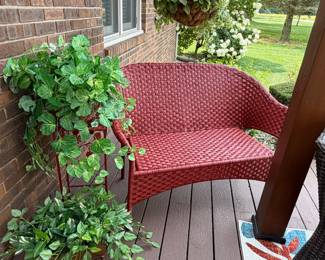 Rattan Bench
