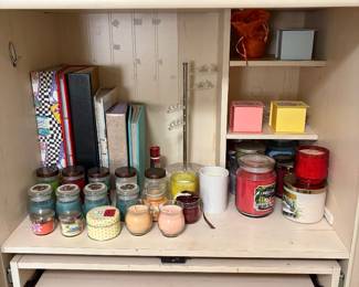 Candles and crafts