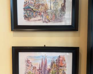 Framed Art Prints of Barcelona Spain