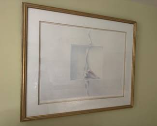 Framed Original Lithograph "Caribbean" 1992 Signed Greg Mort - Edition 67/250