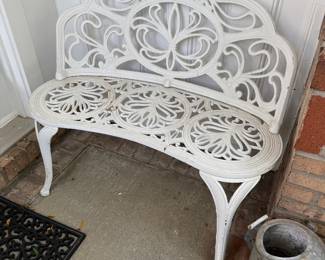 Outdoor Cast Iron Loveseat