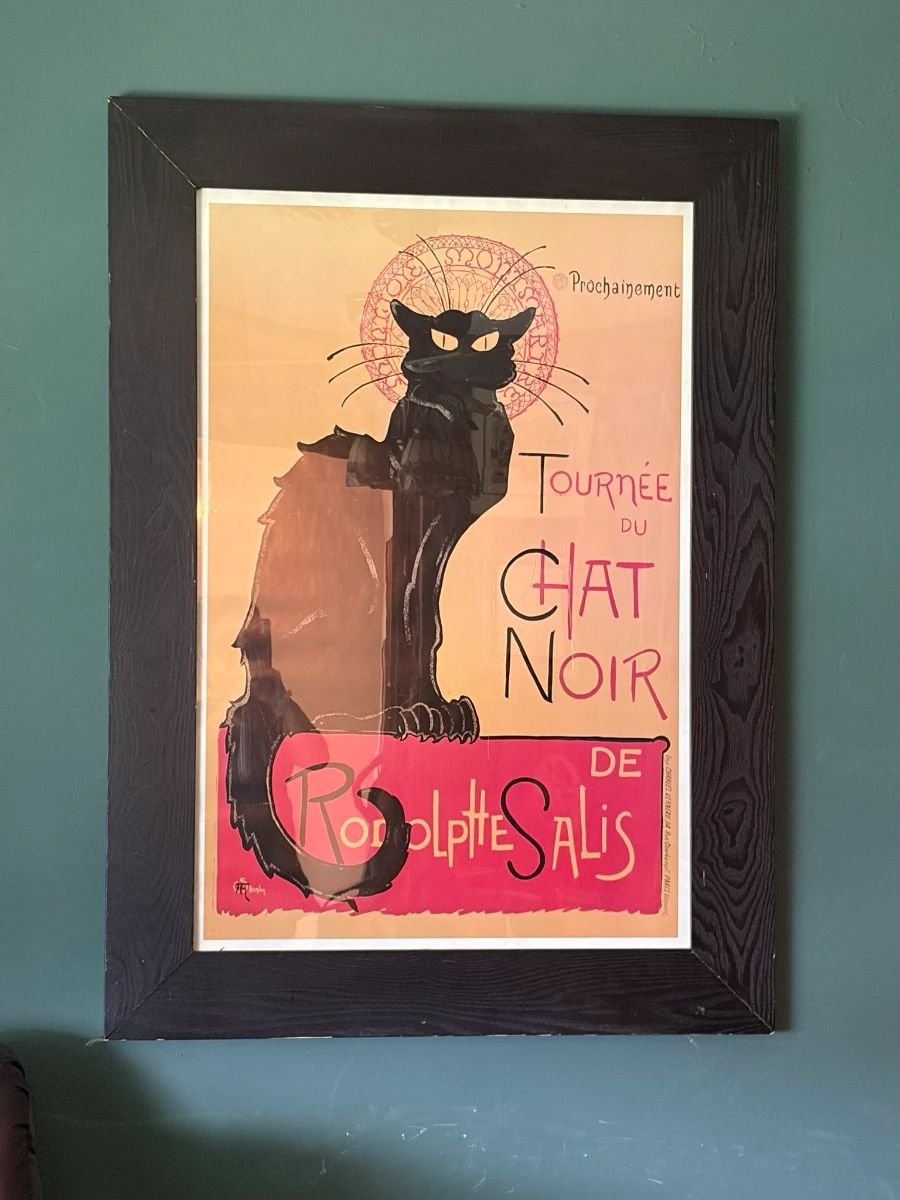 Théophile-Alexandre Steinlen "Tournée du Chat Noir" Poster, "Prochainement" Variant