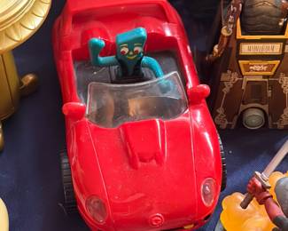 The Chevron Cars Tony Turbo Red Sports Car with Gumby