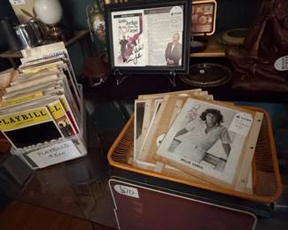 Playbills and assorted celebrity autographs!
