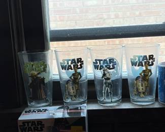 Star Wars Character Pint Glasses 