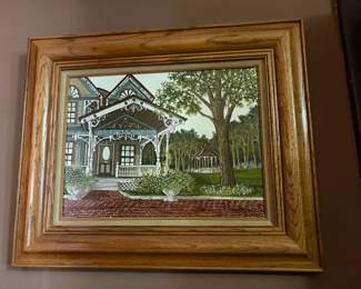 J. Hanes Victorian House Print