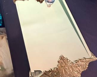 Rococo style vanity tray