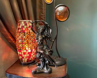 Art Nouveau Style Figural Lamp - Aphrodite