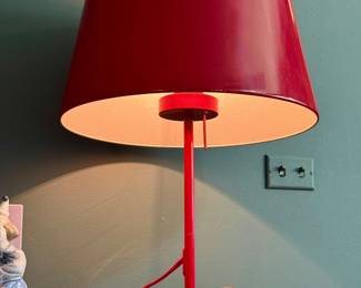 Vintage IKEA Red Lamp