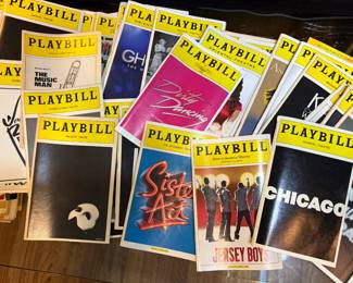 Collection of Vintage and Modern Playbill Programs