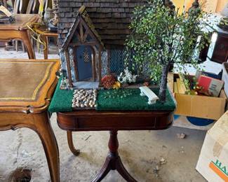 Handcrafted Stone and Wood Miniature Cottage - Storybook Tattington Cottage Style