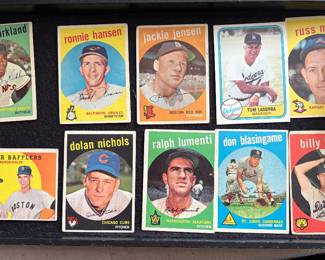 50’s-60s baseball cards 