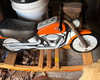 KidKraft Harley-Davidson Wooden Rocking Motorcycle