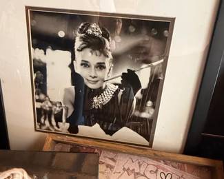 Audrey Hepburn Breakfast at Tiffany's Framed Photograph