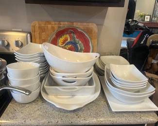 White dishware