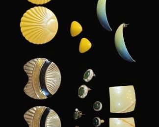 Vintage s Costume Jewelry Earring Collection