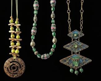Artisan Mixed Media Statement Necklace Collection