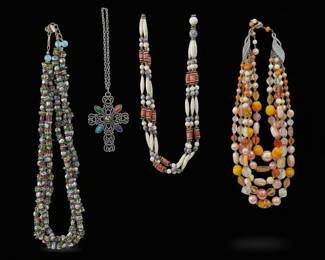 Vintage MultiStrand Costume Necklace Collection
